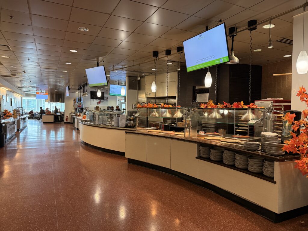 photo of on campus food court